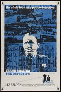 5b242 DETECTIVE 1sh '68 Frank Sinatra as gritty New York City cop, an adult look at police!