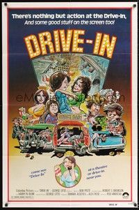 5b276 DRIVE-IN 1sh '76 Texas movie theater teen comedy, Glenn Morshower, Lisa Lemole!