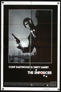 5b294 ENFORCER 1sh '76 photo of Clint Eastwood is Dirty Harry by Bill Gold!