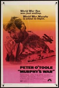 5b592 MURPHY'S WAR 1sh '71 Peter O'Toole, WWII was ending, WWMurphy was about to begin!
