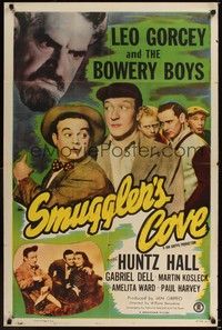 5b752 SMUGGLERS' COVE 1sh '48 William Beaudine, Leo Gorcey, Huntz Hall, the Bowery Boys!