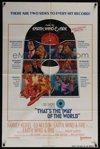 5b821 THAT'S THE WAY OF THE WORLD 1sh '75 Harvey Keitel, music by Earth, Wind & Fire!