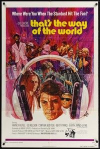 5b822 THAT'S THE WAY OF THE WORLD 1sh R76 Harvey Keitel, great artwork by Barry Ross!