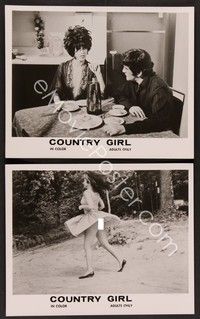 5c871 COUNTRY GIRL 2 8x10 stills '68 sexy Marie Campbell isn't wearing underwear, this is a no-no!