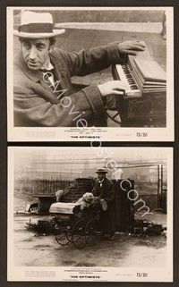 5c940 OPTIMISTS 2 8x10 stills '73 great images of musician Peter Sellers, English!