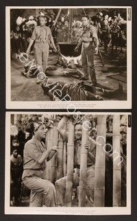 5c956 ROAD TO ZANZIBAR 2 8x10 stills '41 wacky images of Bing Crosby & Bob Hope in Africa!