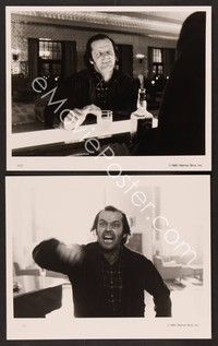 5c965 SHINING 2 8x10 stills '80 Stephen King & Stanley Kubrick horror masterpiece, Jack Nicholson!