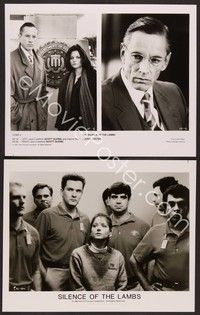 5c968 SILENCE OF THE LAMBS 2 8x10 stills '90 Jodie Foster, Scott Glenn, Jonathan Demme classic!