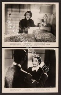 5c982 SUDDEN FEAR 2 8x10 stills '52 great close up of terrified Joan Crawford, Jack Palance
