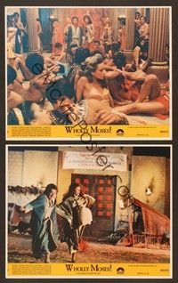 5c424 WHOLLY MOSES 2 8x10 mini LCs '80 Dudley Moore as Herschel the Moses wannabe!