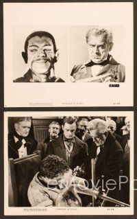 5c591 CORRIDORS OF BLOOD 6 8x10 stills '63 great images of menacing Boris Karloff!