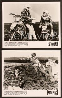 5c684 EAT THE PEACH 4 8x10 stills '86 Peter Ormrod, Stephen Brennan, Irish motorcycle stuntmen!