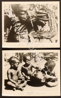 5c761 FLAME OF AFRICA 3 8x10 stills '58 South African documentary, images of tribal people!