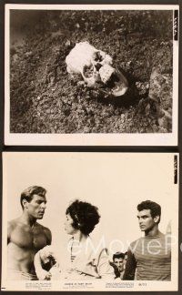 5c606 HORROR OF PARTY BEACH 6 8x10 stills '64 monster musical, cool images of shattered skull!