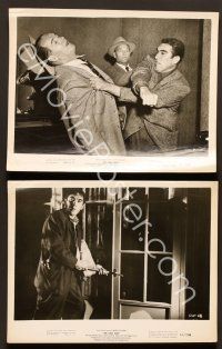 5c789 LONG WAIT 3 8x10 stills '54 Mickey Spillane, cool images of Anthony Quinn!