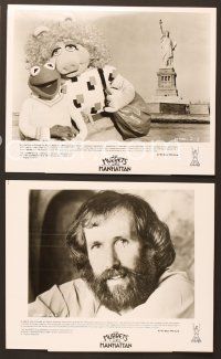 5c447 MUPPETS TAKE MANHATTAN 16 8x10 stills '84 Jim Henson & Frank Oz shown, Miss Piggy & Kermit!