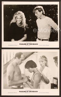 5c802 PAULINE AT THE BEACH 3 8x10 stills '83 Eric Rohmer's Pauline a la Plage, Amanda Langlet
