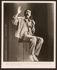 5c954 RICHARD PRYOR HERE & NOW 2 8x10 stills '83 all new stand-up comedy on Bourbon Street!