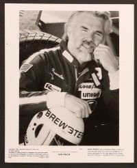 5c634 SIX PACK 6 8x10 stills '82 race car driver Kenny Rogers, director Daniel Petrie candid!