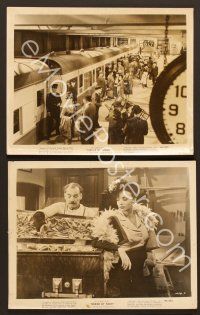 5c828 TERROR BY NIGHT 3 8x10 stills '46 Basil Rathbone is Sherlock Holmes, Renee Godfrey!
