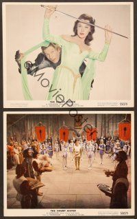 5c300 COURT JESTER 3 color 8x10 stills '55 classic wacky Danny Kaye, Glynis Johns, Basil Rathbone