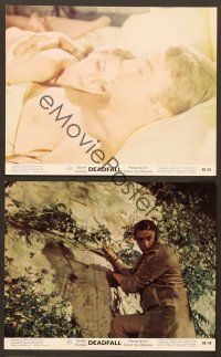 5c303 DEADFALL 3 color 8x10 stills '68 Michael Caine, Giovanna Ralli, directed by Bryan Forbes!
