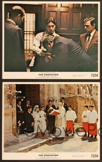 5c255 GODFATHER 4 color 8x10 stills '72 Al Pacino, Francis Ford Coppola classic!