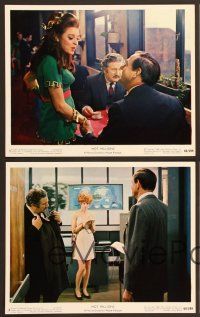 5c083 HOT MILLIONS 8 color 8x10 stills '68 Peter Ustinov, Maggie Smith, Karl Malden, Bob Newhart!