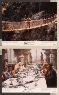5c097 INDIANA JONES & THE TEMPLE OF DOOM 8 color 8x10 stills '84 Harrison Ford, Spielberg & Lucas!