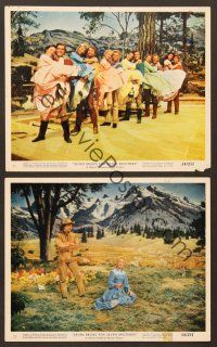 5c342 SEVEN BRIDES FOR SEVEN BROTHERS 3 color 8x10 stills '54 Jane Powell & Howard Keel, classic!