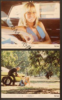 5c306 DIRTY MARY CRAZY LARRY 3 8x10 mini LCs '74 Peter Fonda & sexy Susan George!