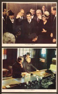 5c218 GODFATHER PART II 6 8x10 mini LCs '74 Al Pacino, Robert De Niro, Francis Ford Coppola!