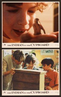 5c096 INDIAN IN THE CUPBOARD 8 int'l 8x10 mini LCs '95 Hal Scardino, Litefoot, directed by Frank Oz!