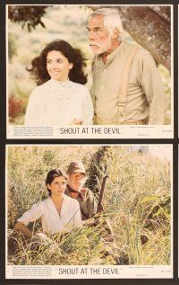 5c144 SHOUT AT THE DEVIL 8 8x10 mini LCs '76 Lee Marvin, Roger Moore, Barbara Parkins, Ian Holm!