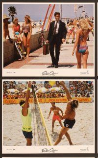 5c145 SIDE OUT 8 8x10 mini LCs '90 C Thomas Howell, Courtney Thorne-Smith, beach volleyball!