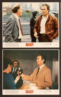5c174 SUDDEN IMPACT 8 8x10 mini LCs '83 Clint Eastwood is at it again as Dirty Harry, great images!