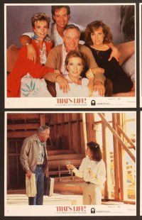 5c189 THAT'S LIFE 8 8x10 mini LCs '86 Jack Lemmon, Julie Andrews, Sally Kellerman, Robert Loggia!