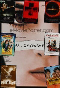 5d029 LOT OF 25 UNFOLDED DOUBLE-SIDED ONE-SHEETS lot '97-'08 Girl Interrupted, Cinderella Man