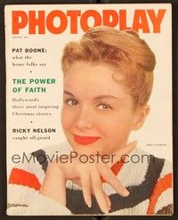 5d106 PHOTOPLAY magazine January 1956 portrait of Debbie Reynolds in This Happy Feeling by Trindl!