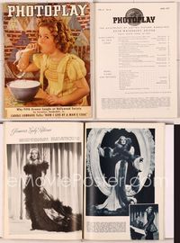 5d103 PHOTOPLAY magazine June 1937, best photo of Shirley Temple blowing bubbles by George Hurrell!