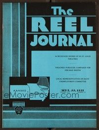 5d054 REEL JOURNAL exhibitor magazine September 22, 1931 art of Scrappy, new cartoon sensation!