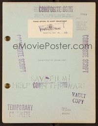 5d276 PICTURE OF DORIAN GRAY script April 20, 1943, screenplay by Al Lewin!