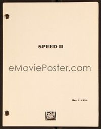 5d283 SPEED 2 optional second revised draft script May 2, 1996, screenplay by Jeff Nathanson