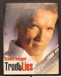 5d243 TRUE LIES presskit '94 Arnold Schwarzenegger, Jamie Lee Curtis, directed by James Cameron!