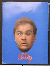 5d247 WHO'S HARRY CRUMB presskit '89 John Candy, wonderful interactive cover design!