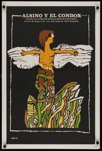 5e511 ALSINO & THE CONDOR Cuban '82 Dean Stockwell, Bachs art of man w/wings!