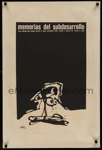 5e555 MEMORIES OF UNDERDEVELOPMENT Cuban '68 Tomas Gutierrez Alea Memorias del subdesarrollo!