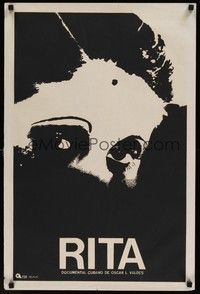 5e576 RITA Cuban '80 cool super close artwork of Rita Montaner!
