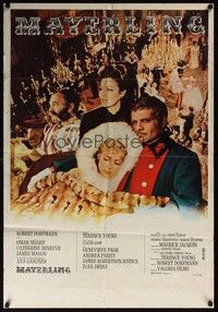 5e417 MAYERLING French 23x32 '69 no woman could satisfy Omar Sharif until Catherine Deneuve!