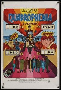 5e480 QUADROPHENIA French 15x21 '80 really cool completely different artwork!